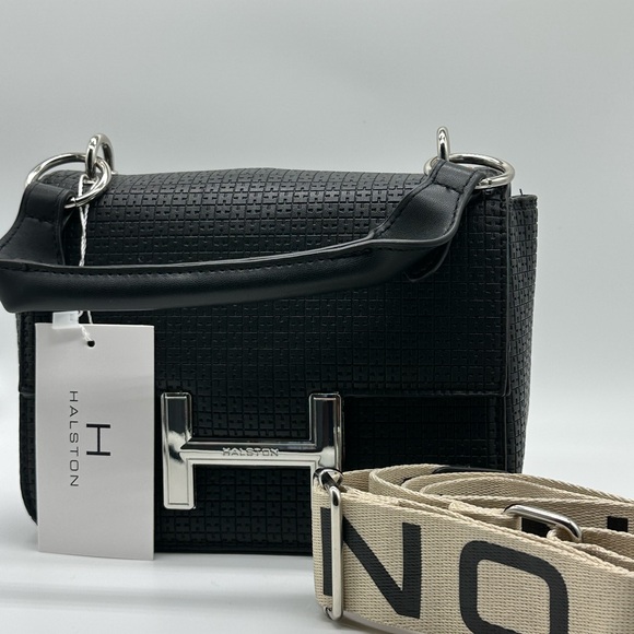 Halston Heritage Black Crossbody Bag - Picture 3 of 9